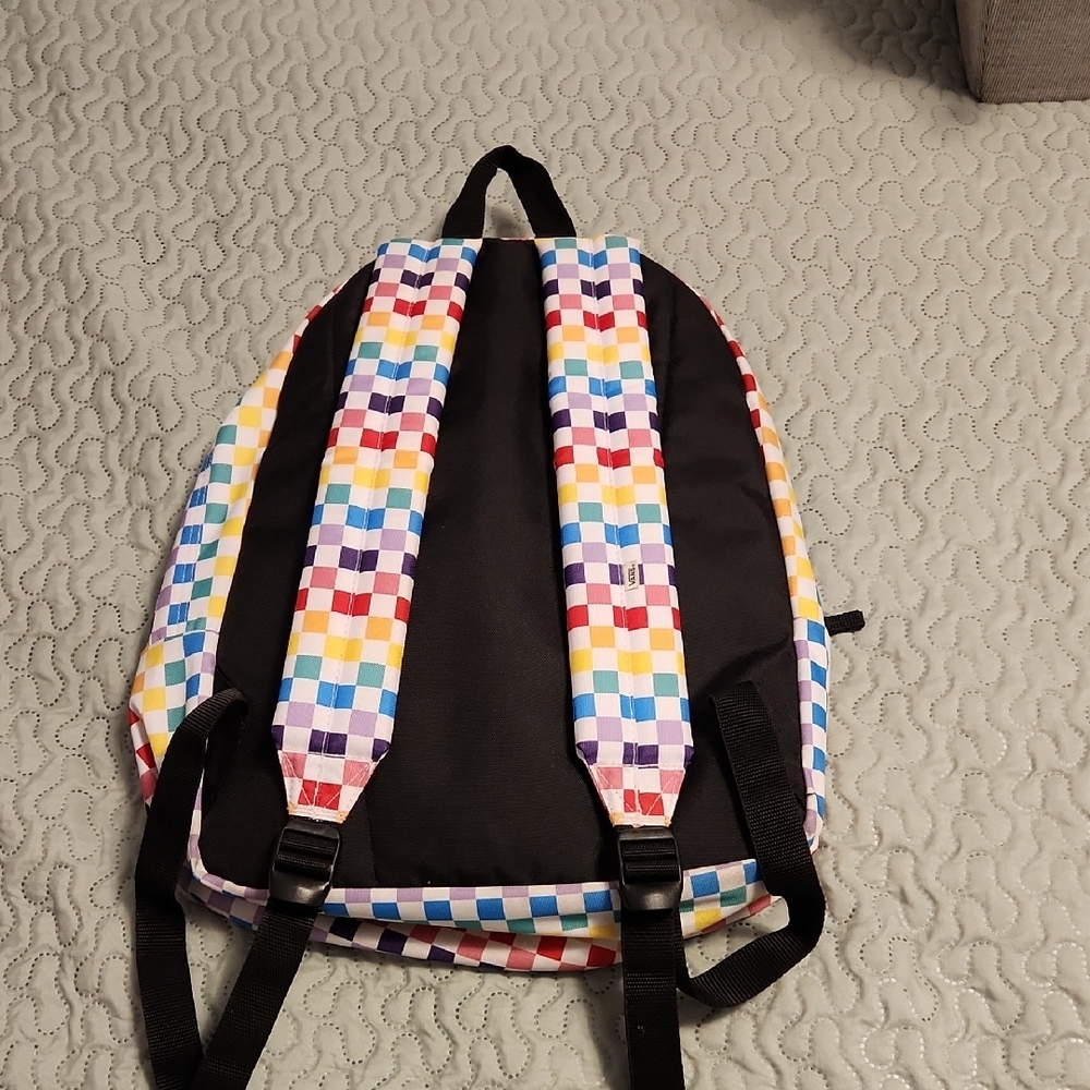 Vans Colorful Checkered Backpack - Picture 3 of 15